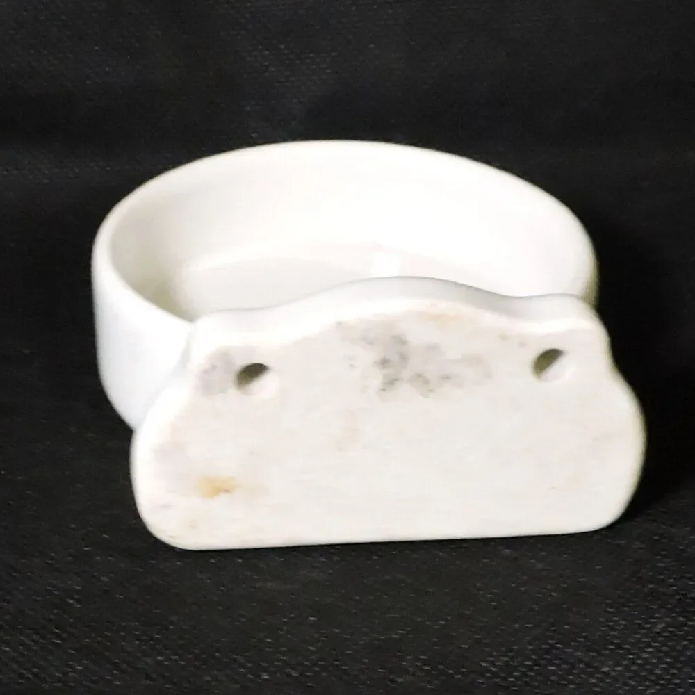 Vintage White Porcelain Toothbrush Holder And Cup Holder Bath Fixtures